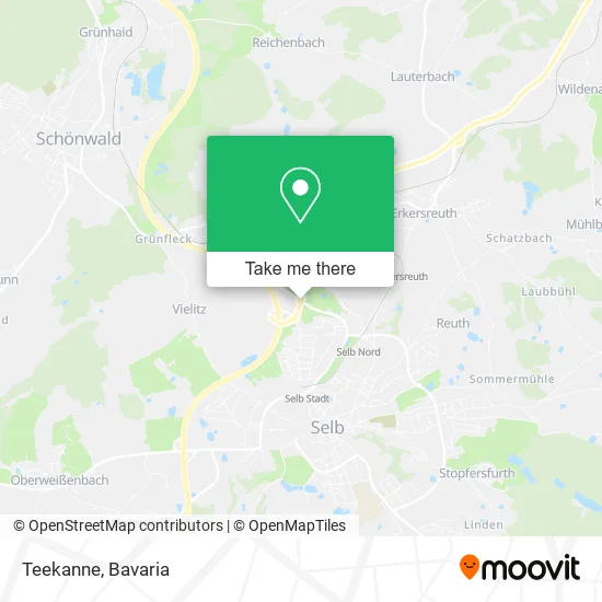 Карта Teekanne