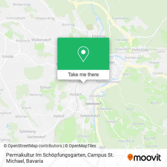 Карта Permakultur Im Schöpfungsgarten, Campus St. Michael