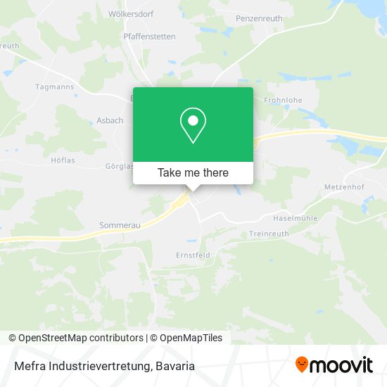 Mefra Industrievertretung map