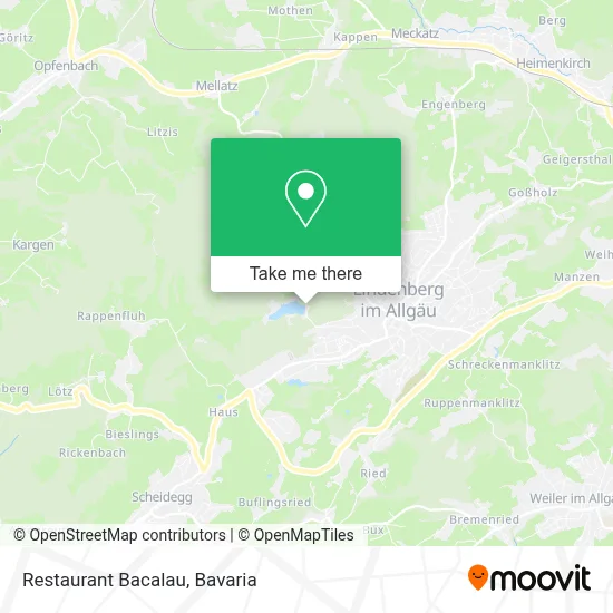Restaurant Bacalau map