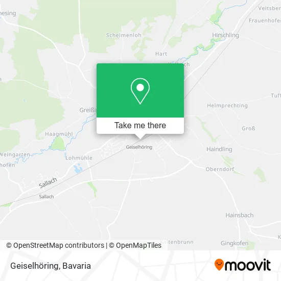 Карта Geiselhöring
