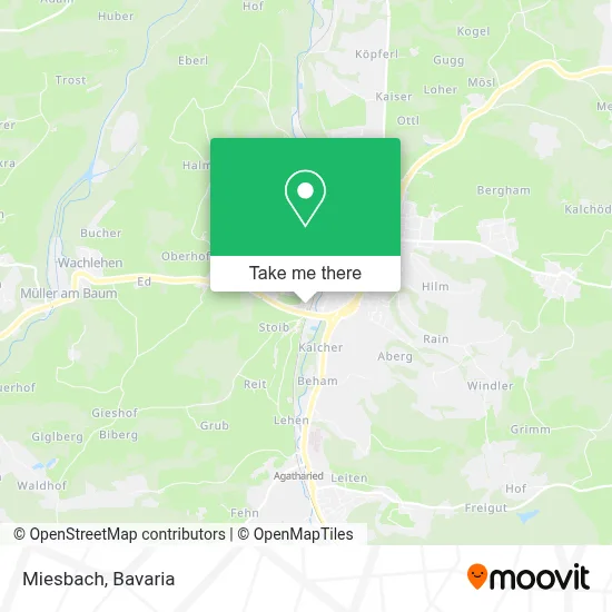 Miesbach map