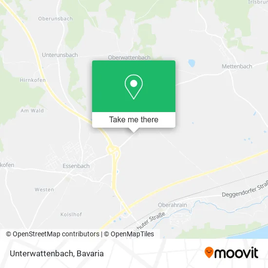 Карта Unterwattenbach