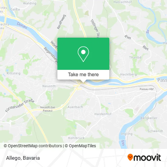 Карта Allego