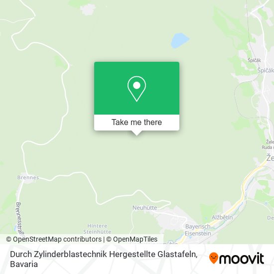 Durch Zylinderblastechnik Hergestellte Glastafeln map