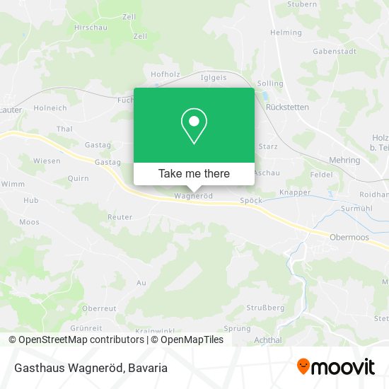 Gasthaus Wagneröd map