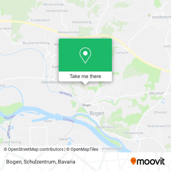 Bogen, Schulzentrum map