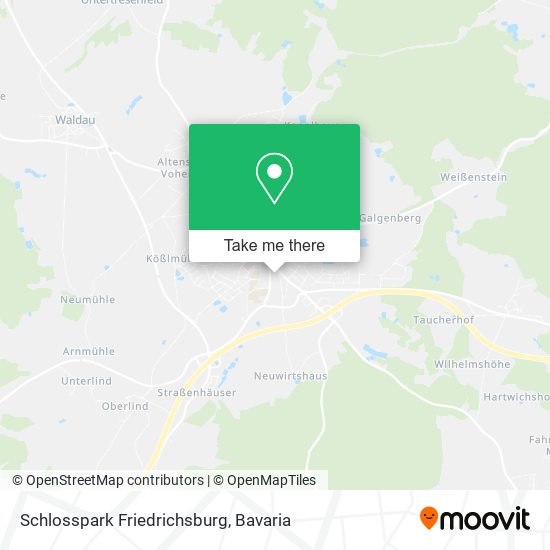 Schlosspark Friedrichsburg map