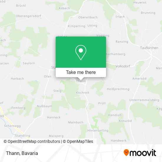 Карта Thann