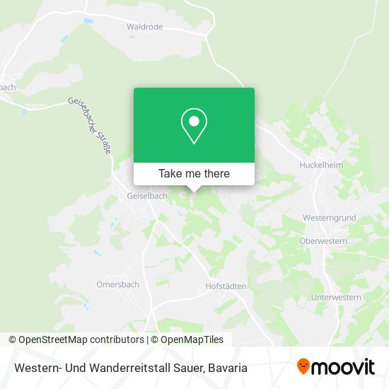 Western- Und Wanderreitstall Sauer map