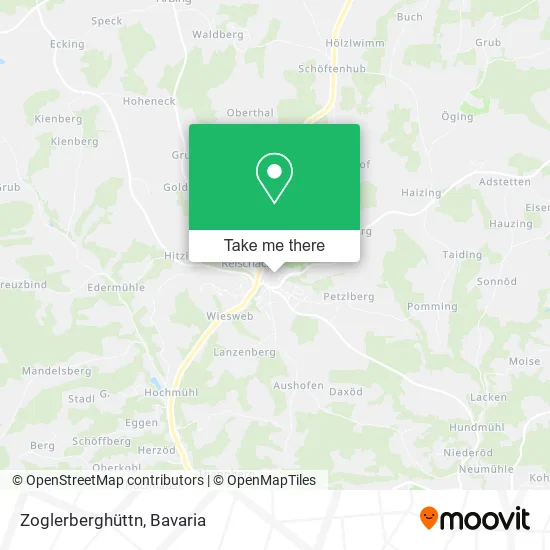Карта Zoglerberghüttn
