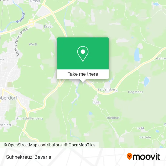 Карта Sühnekreuz