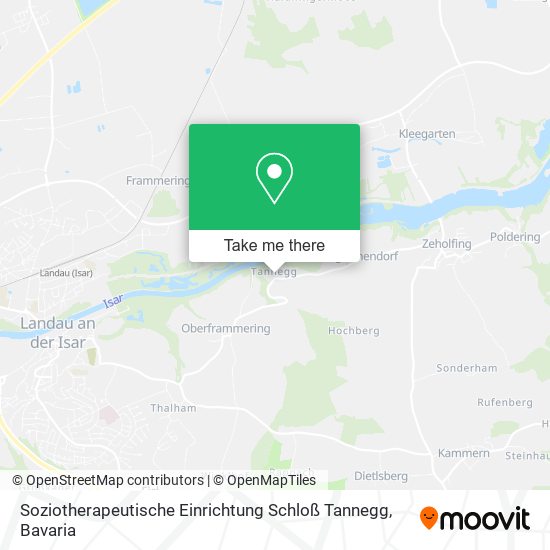 Soziotherapeutische Einrichtung Schloß Tannegg map