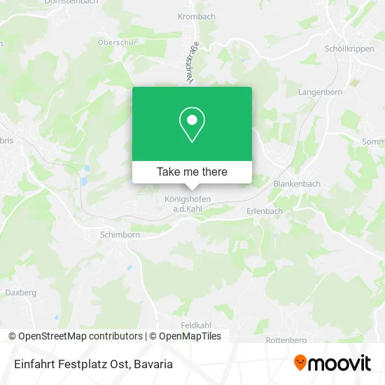 Карта Einfahrt Festplatz Ost