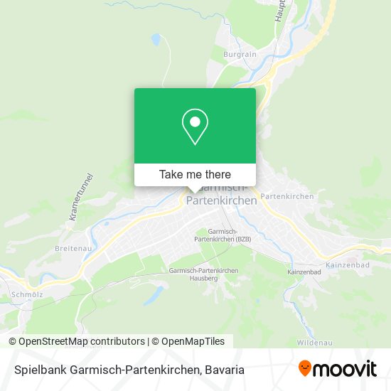Spielbank Garmisch-Partenkirchen map