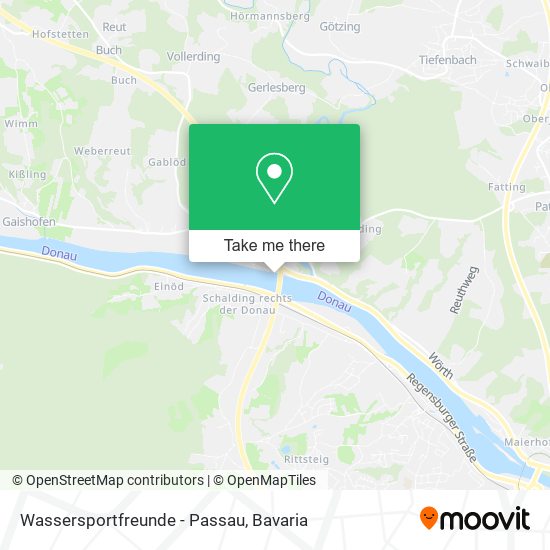 Wassersportfreunde - Passau map