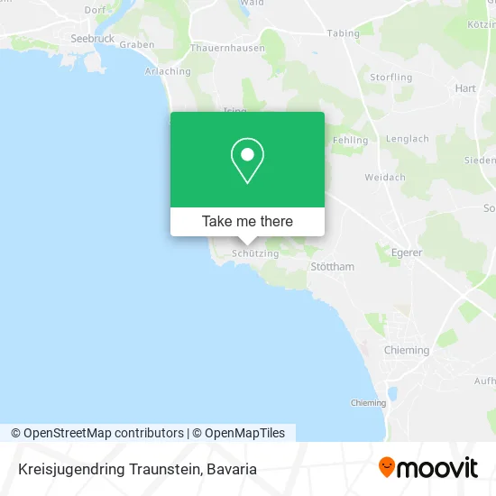 Карта Kreisjugendring Traunstein