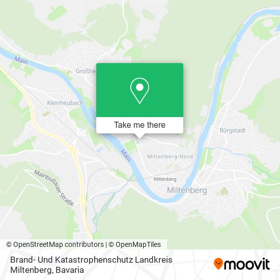 Карта Brand- Und Katastrophenschutz Landkreis Miltenberg