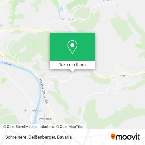 Schreinerei Deißenberger map