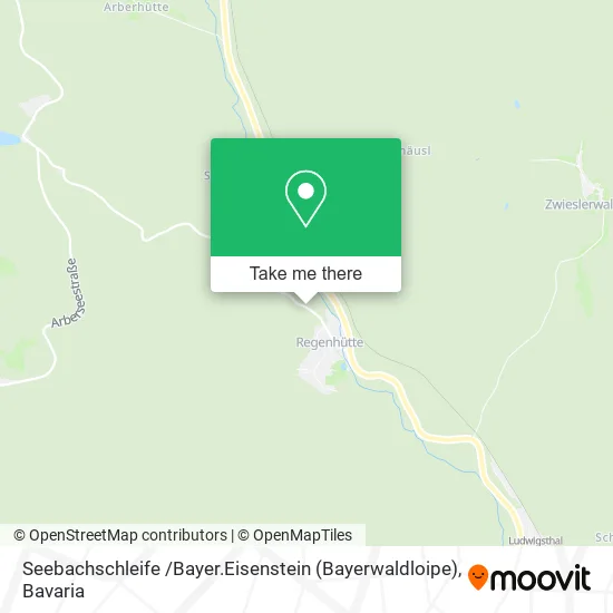 Карта Seebachschleife /Bayer.Eisenstein (Bayerwaldloipe)