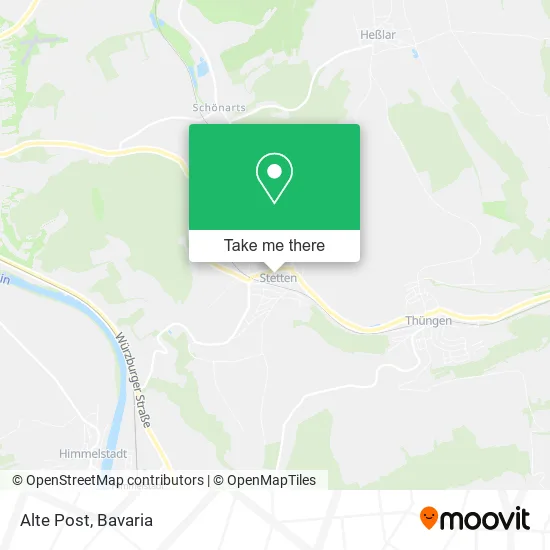 Карта Alte Post