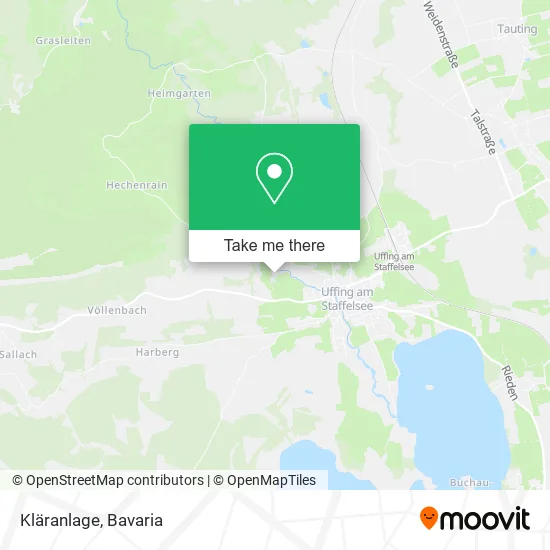 Карта Kläranlage