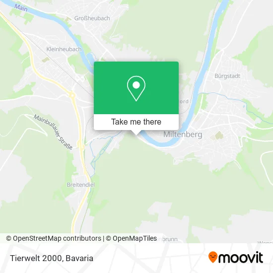 Карта Tierwelt 2000