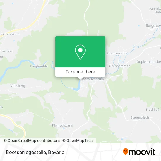 Карта Bootsanlegestelle