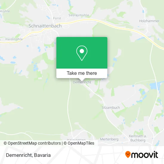 Карта Demenricht