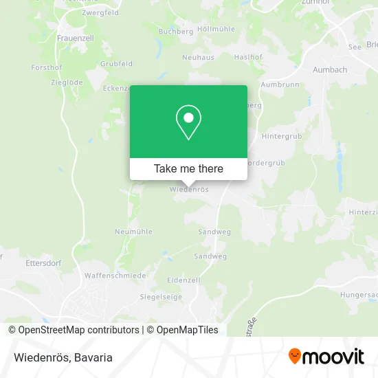Карта Wiedenrös