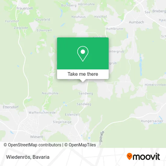 Карта Wiedenrös
