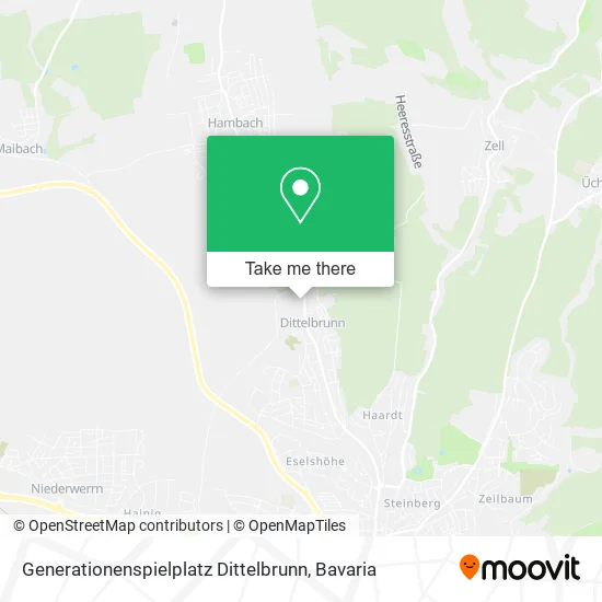Карта Generationenspielplatz Dittelbrunn
