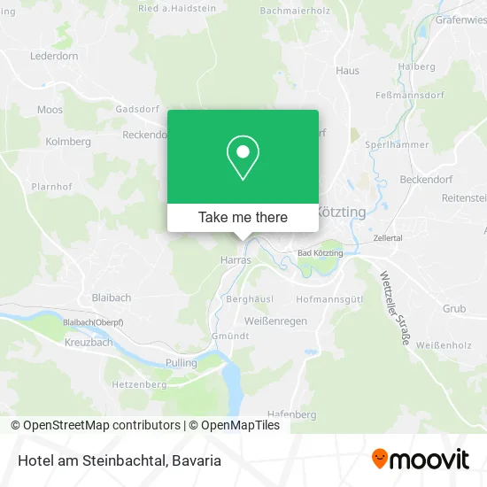 Карта Hotel am Steinbachtal