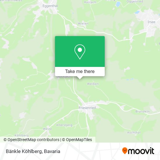 Bänkle Köhlberg map