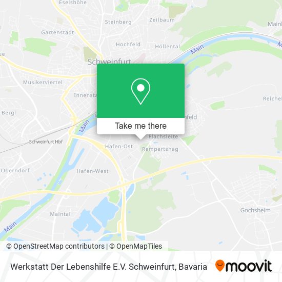 Werkstatt Der Lebenshilfe E.V. Schweinfurt map