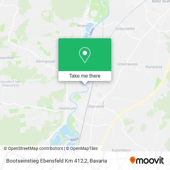 Карта Bootseinstieg Ebensfeld Km 412,2