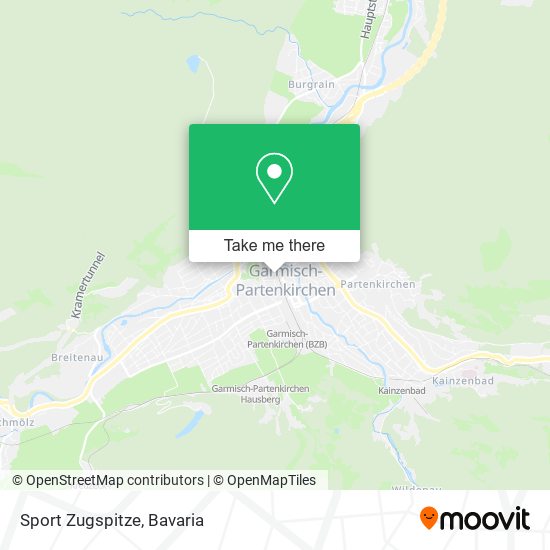 Sport Zugspitze map