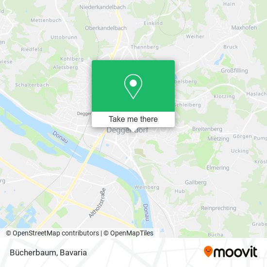 Карта Bücherbaum