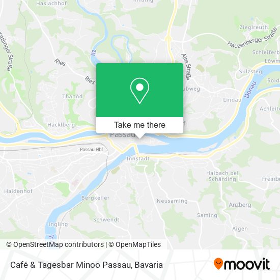 Карта Café & Tagesbar Minoo Passau