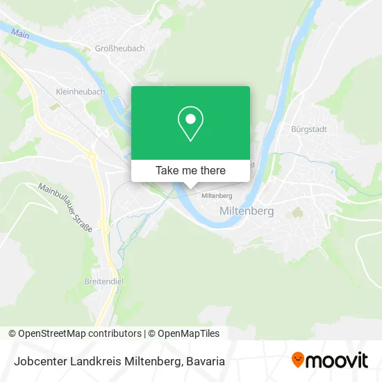 Карта Jobcenter Landkreis Miltenberg