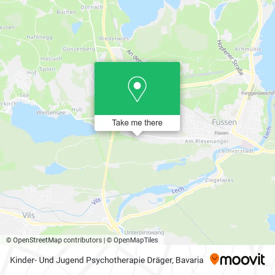 Карта Kinder- Und Jugend Psychotherapie Dräger