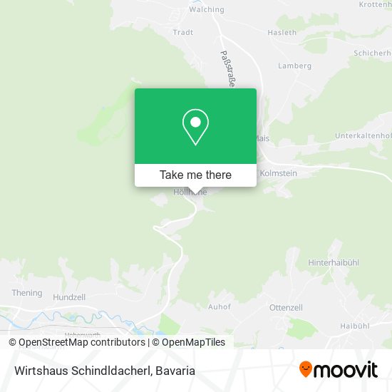 Wirtshaus Schindldacherl map