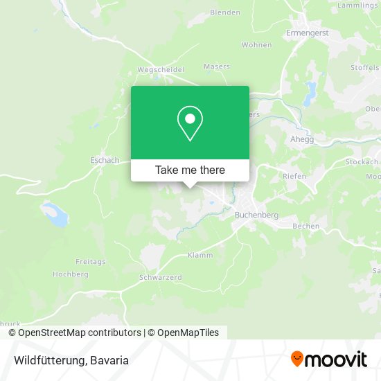 Wildfütterung map