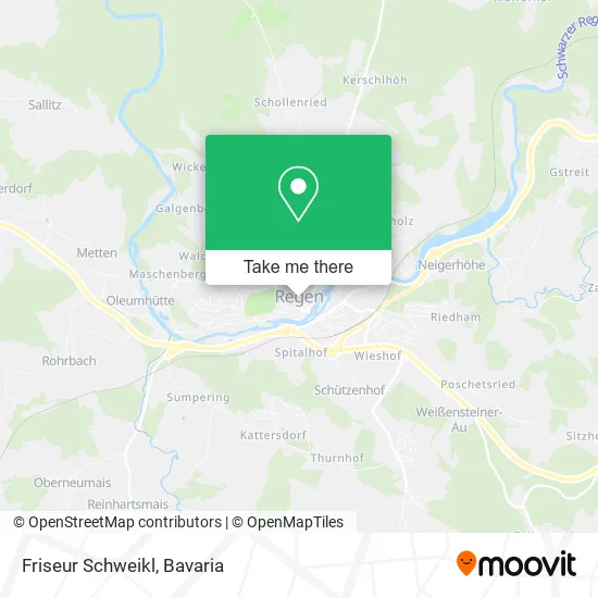 Friseur Schweikl map
