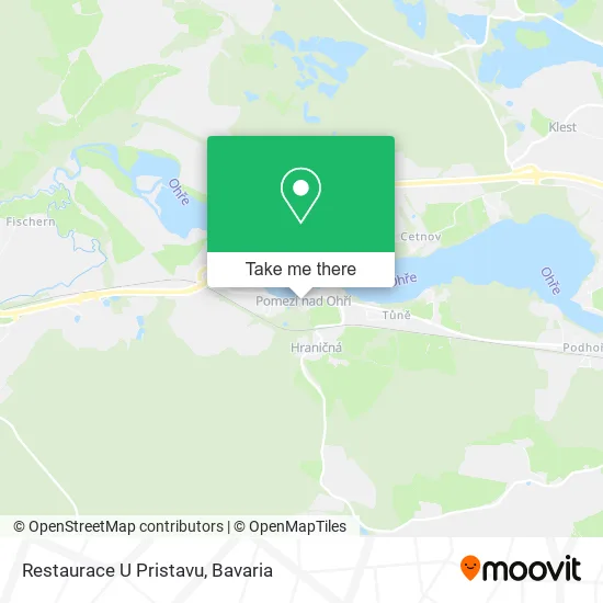 Карта Restaurace U Pristavu