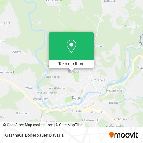 Gasthaus Loderbauer map