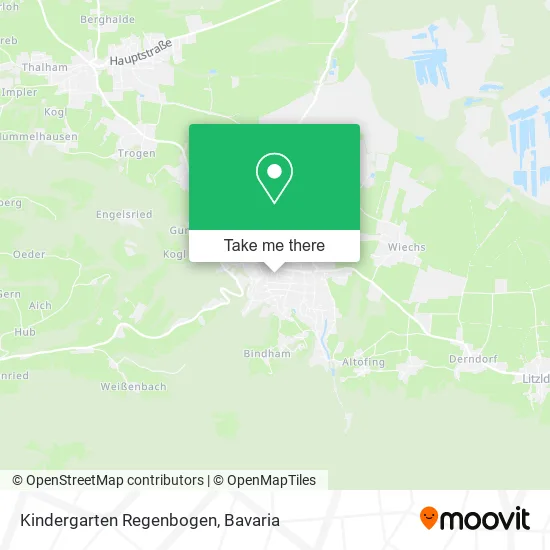 Карта Kindergarten Regenbogen