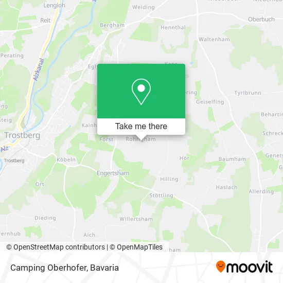 Карта Camping Oberhofer
