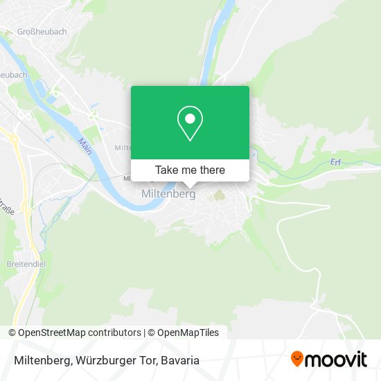 Miltenberg, Würzburger Tor map