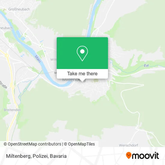 Карта Miltenberg, Polizei